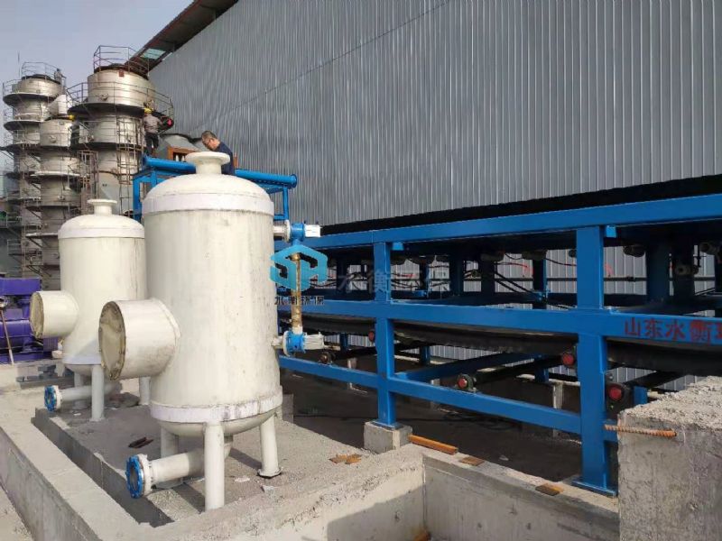 鋰電池原料廠真空帶式過濾機脫水